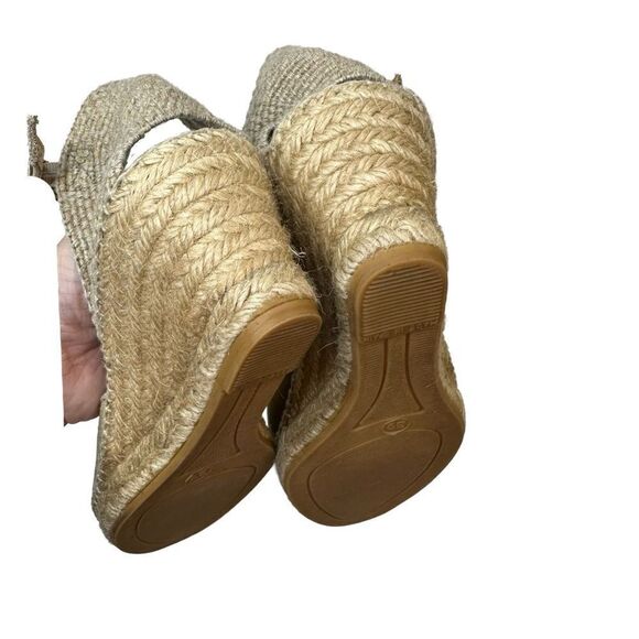 Toni Pons Natural Stone Jute Wedge Heels Size 8 8.5 US 39 EU - Picture 13 of 17